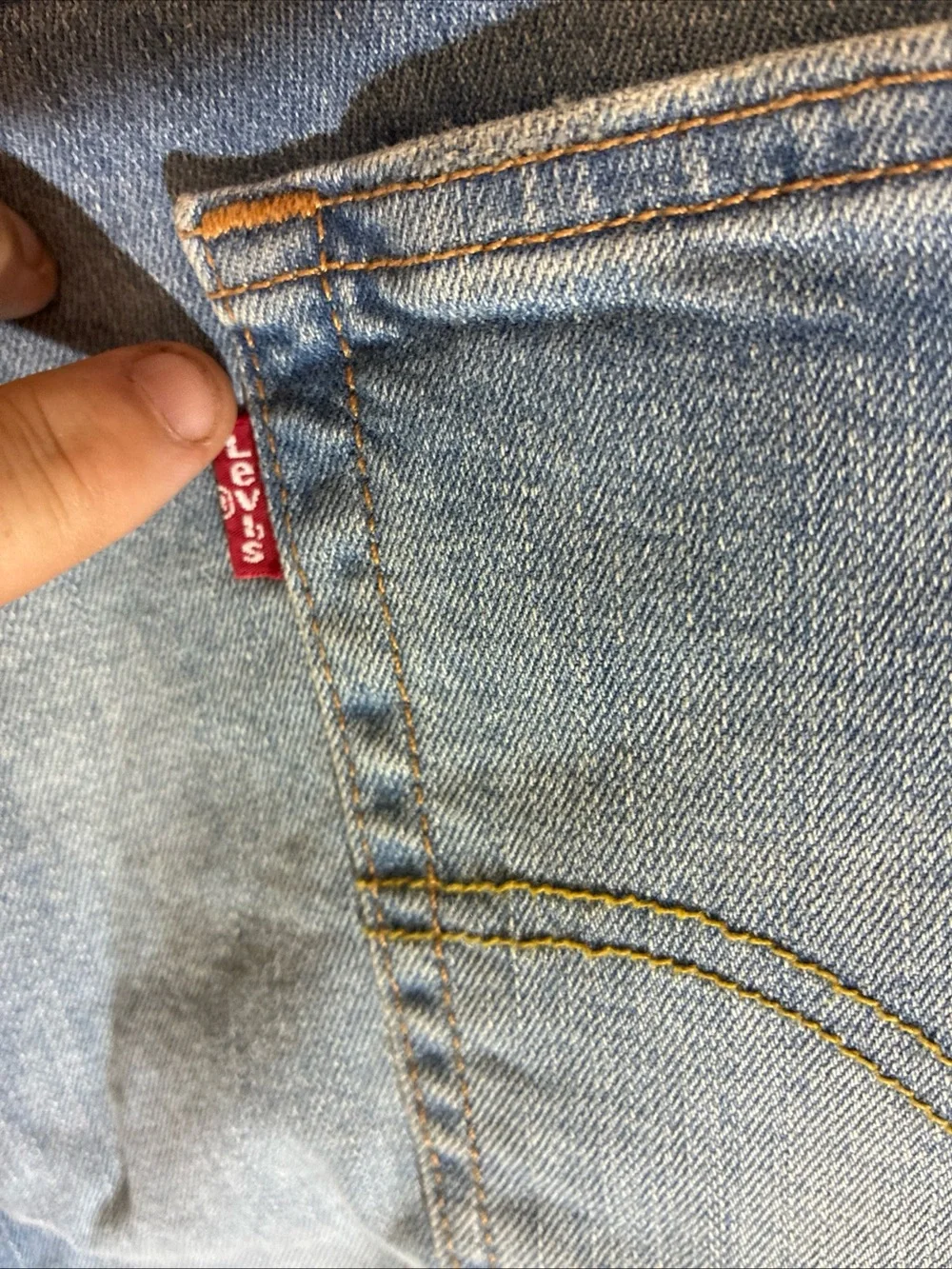 Levi's 514 Light Blue Straight Leg, Stretch Men's Jeans